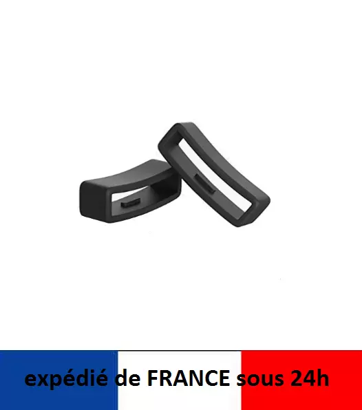 lot 2 Passants boucle bracelet de montre Silicone pour GARMIN FENIX FORERUNNER