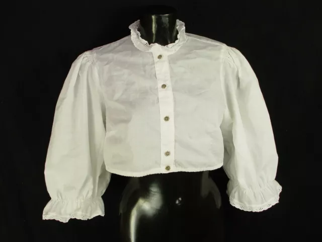 Gr.40 Dirndlbluse Bluse für Dirndl Trachtenbluse B1261