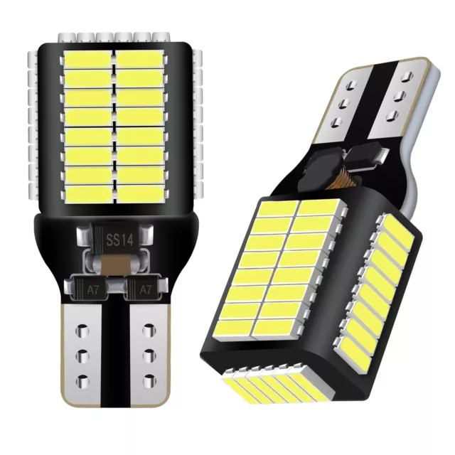 T15 W16W LED Bombillas CANBUS Error Gratuito 54SMD 12V 24V para RV Luces