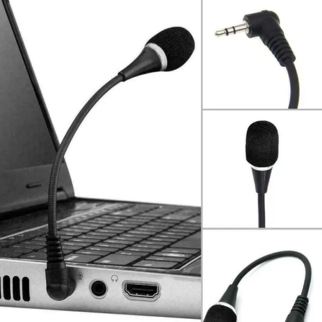 Handheld Laptop Mini Microphone Twist Stick Microphone Stereo Microphone Audio