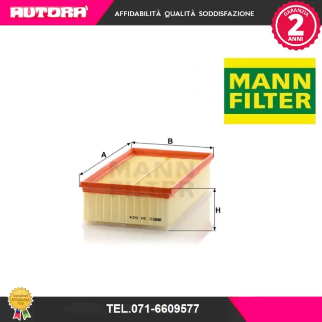 C30005 Filtro aria (MARCA-MANN FILTER).