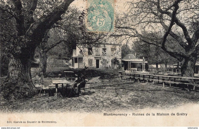 7413 cpa 95 Montmorency - Ruines de la maison de Grétry