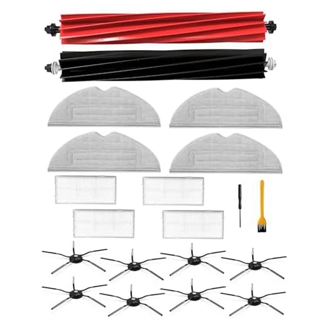 Kit Ricambi Per Robot Aspirapolvere S8 Pro - Spazzole, Filtri HEPA, Sacchetti E Panni