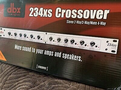 DBX 234XS  2/3/ 4 Way Crossover Sound System