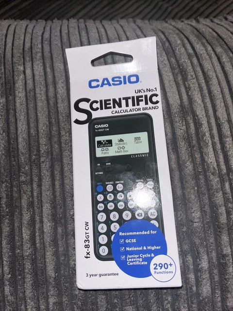 CASIO FX-83GT CW Black ClassWiz Scientific Calculator £6.50 - PicClick UK