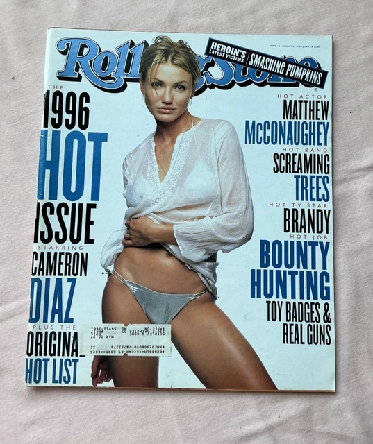 アート・デザイン・音楽 Rolling Stone august1996 Cameron Diaz Rolling Stone Magazine #741 Cameron Diaz August 1996 | eBay