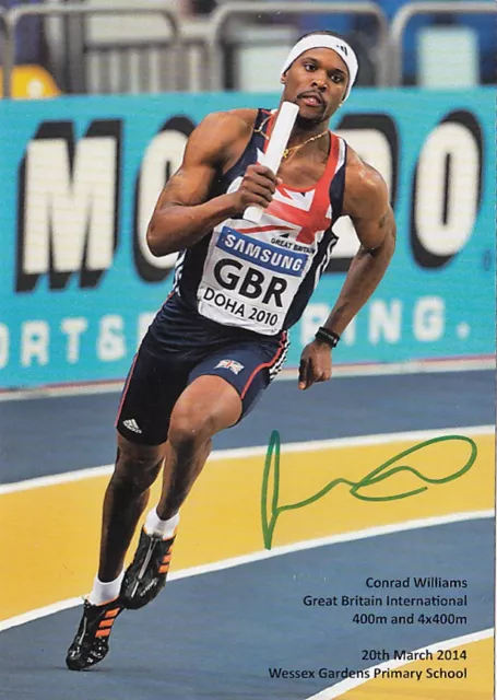 Conrad Williams: WM 2.2009, OS 4.2012 4x400 Staffel Leichtathletik GBR