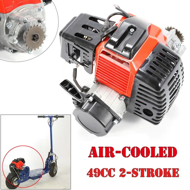 2-STROKE 49CC ENGINE MOTOR PULL START FOR POCKET MINI BIKE GAS SCOOTER ATV New