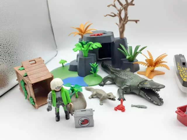 Playmobil Krokodil Forscher Set mit Dino Dinosaurier und Figuren mit Zubehör 3