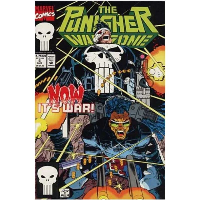Punisher: War Zone (1992 series) #6 in NM minus condition. Marvel comics [j"