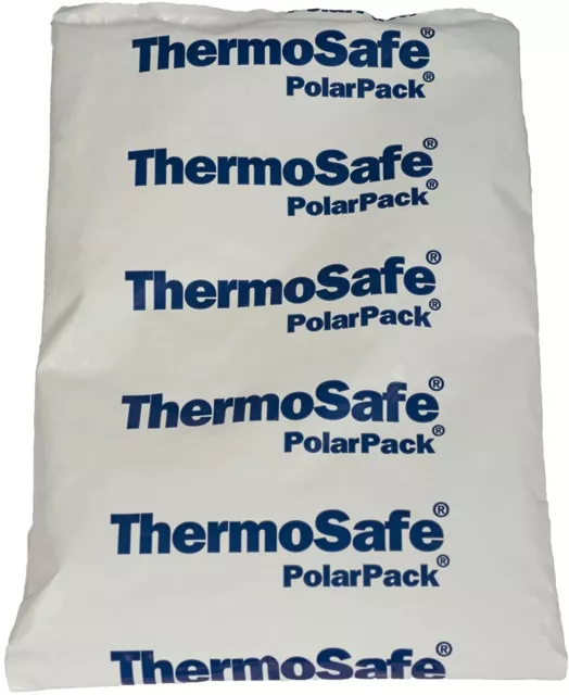 ThermoSafe Polar Pack Foam Brick Freezer Cold Ice Packs (8"x5.5"x0.5") Lot of 5