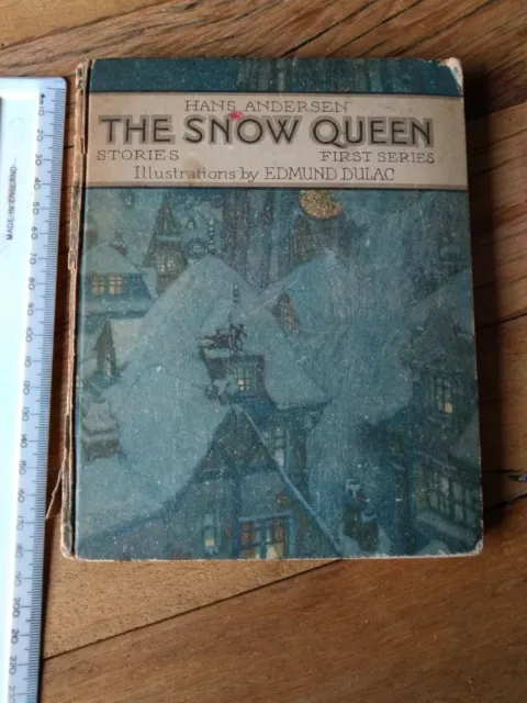 The Snow Queen, Hans Anderson Edmund Dulac Illustrations. c1920 hardback book