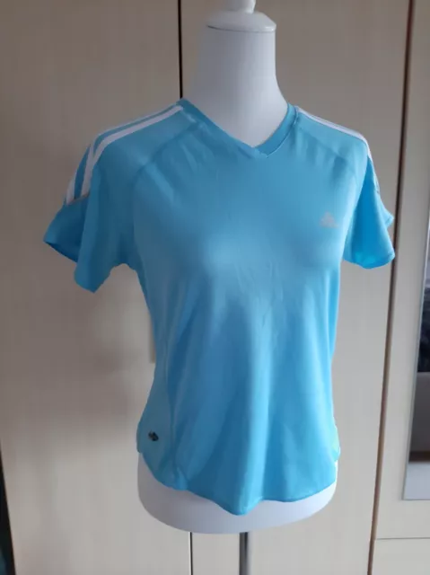 ❤Sport-Shirt Gr. 38 von Adidas -türkis / hellblau-❤
