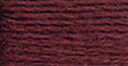Madeja de algodón perla DMC talla 5 27,3 yardas - granate muy oscuro -115 5-902
