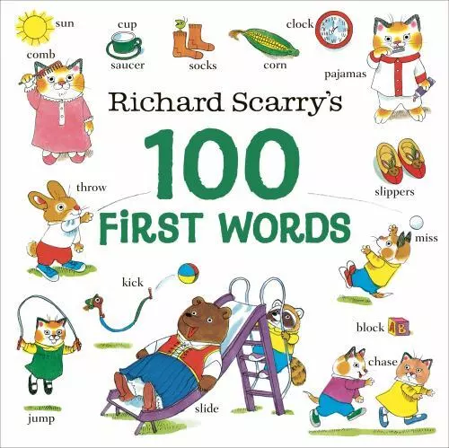 Richard Scarry's 100 First Words, Scarry, Richard, Very Good condition, Book