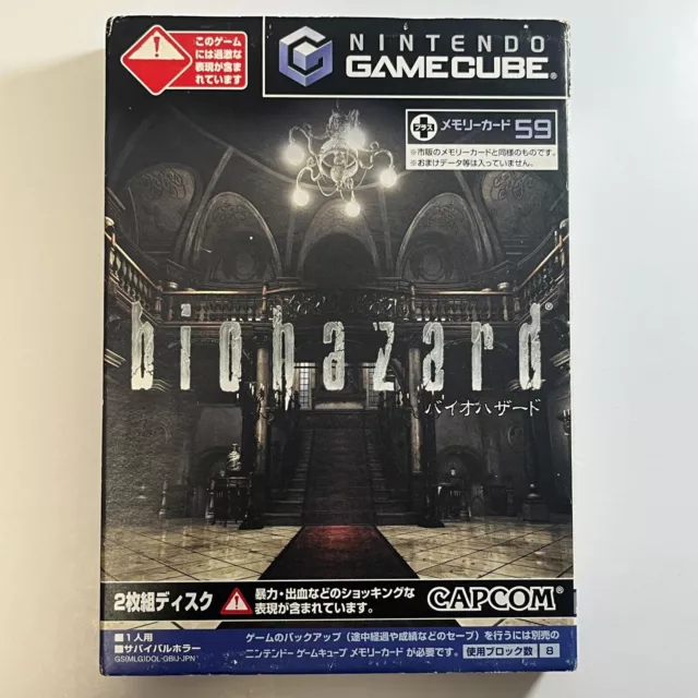 BIOHAZARD 1 Resident Evil Gamecube Nintendo For Japan Tested F/S