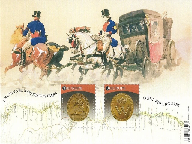 Belgien Mi.Nr. Block 251** (2020) postfrisch/Europa: Historische Postrouten
