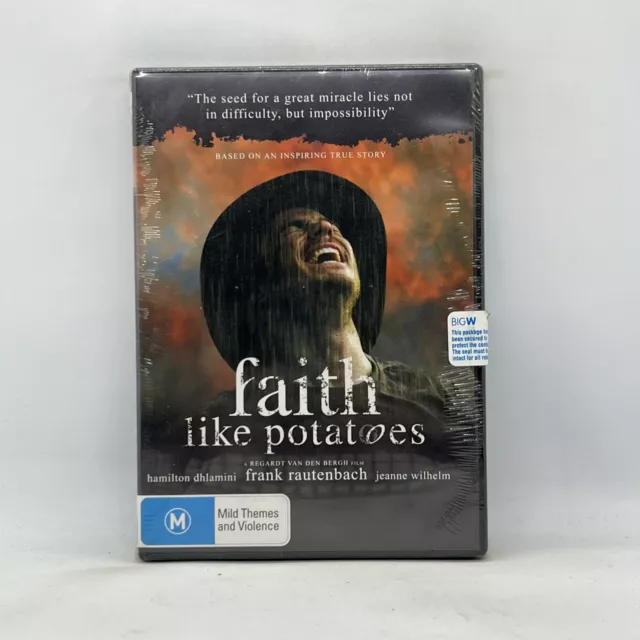 Faith Like Potatoes South Africa Reform Racism Political DVD New Movie R4 PAL