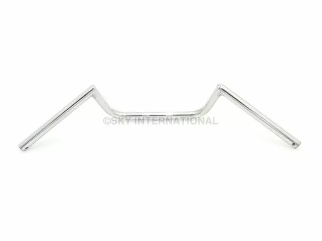 7/8" Handle Bar Chrome Cafe Racer Compatible With Royal Enfield Bullet