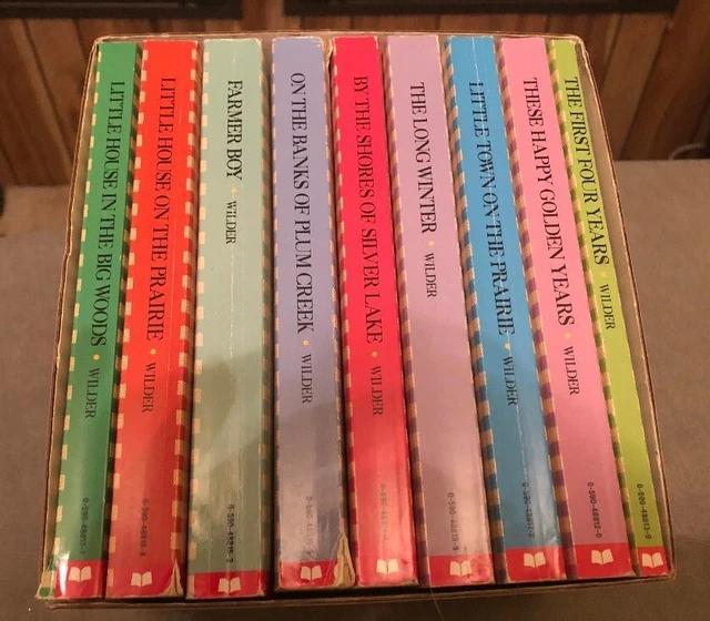 COMPLETE 9 BOOK collection of "Little House" by Laura Ingalls Wilder