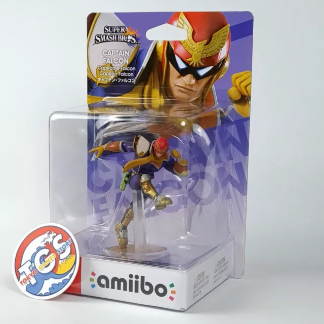 Amiibo Super Smash Bros.Series Figure Captain Falcon Japan New Nintendo F-Zero