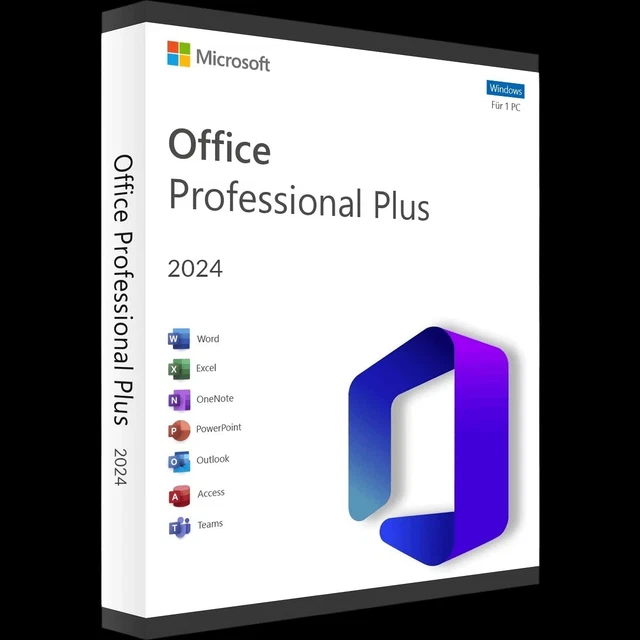 MICROSOFT OFFICE 2024 Professional Plus Key 1 PC Windows Download EUR ...