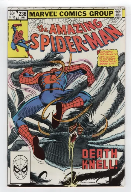 1983 Marvel Amazing Spider-Man #236 Death Tarantula Direct High Grade Key Rare