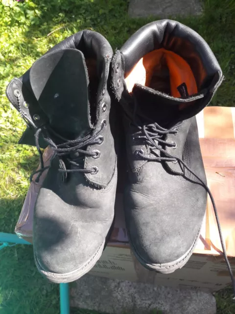 BLACK MENS TIMBERLAND boots 9.5 UK £15.99 - PicClick UK