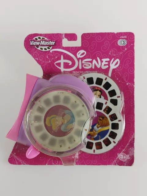 Disney Princess Viewer & 3D Reels Set Pink Purple 2004 C4490 View-Master New