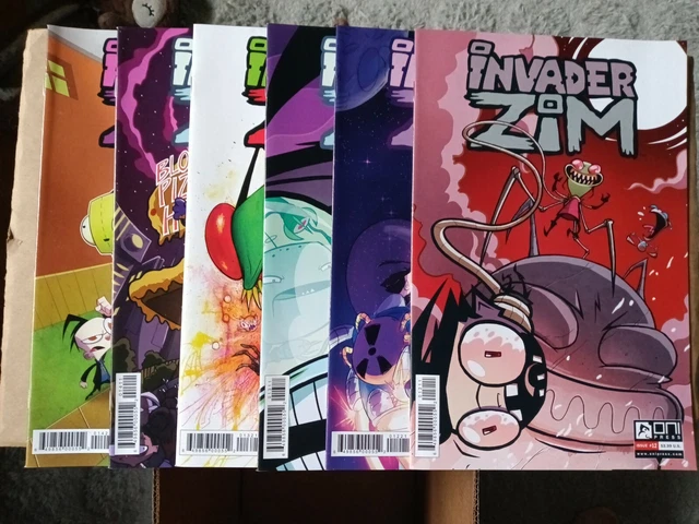 Invader Zim Lot of 4 #12,13,14 regular and variant cover Oni Press 2016 Comics