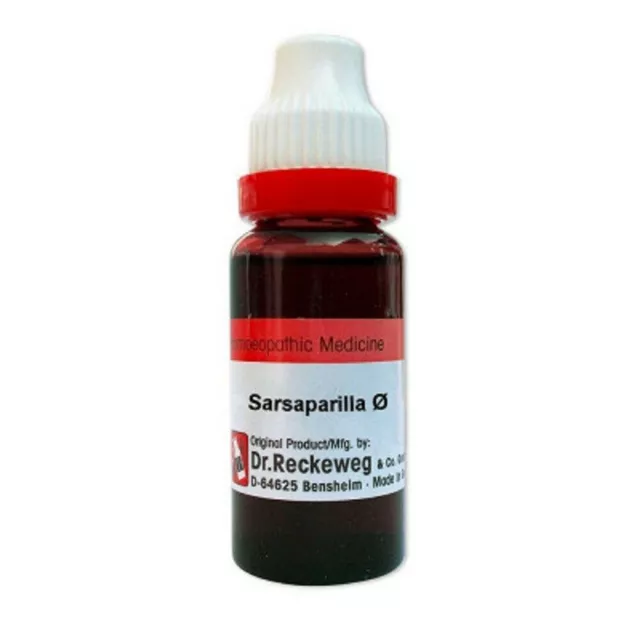 Dr Reckeweg Sarsaparilla Mother Tincture Q 20ml - Free Shipping