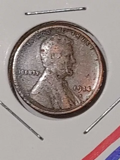 1914-S Lincoln Wheat Cent Penny-Very Small MM #2
