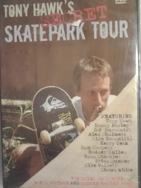 Tony Hawk's Secret Skateboard Tour Dvd.new,Wrapped