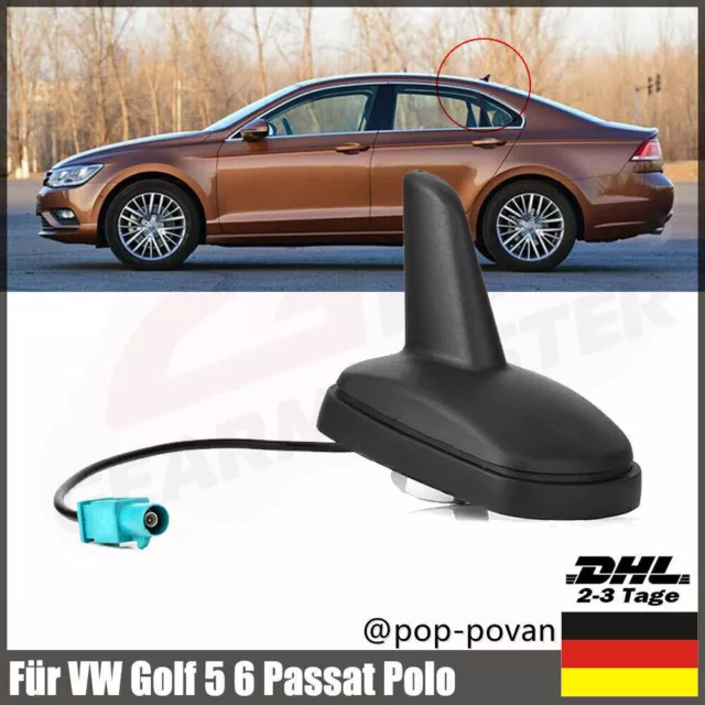 ORIGINAL SHARK ANTENNE für VW Golf 5 6 Touran Passat GPS GSM RNS 510  Dachantenne EUR 109,45 - PicClick DE