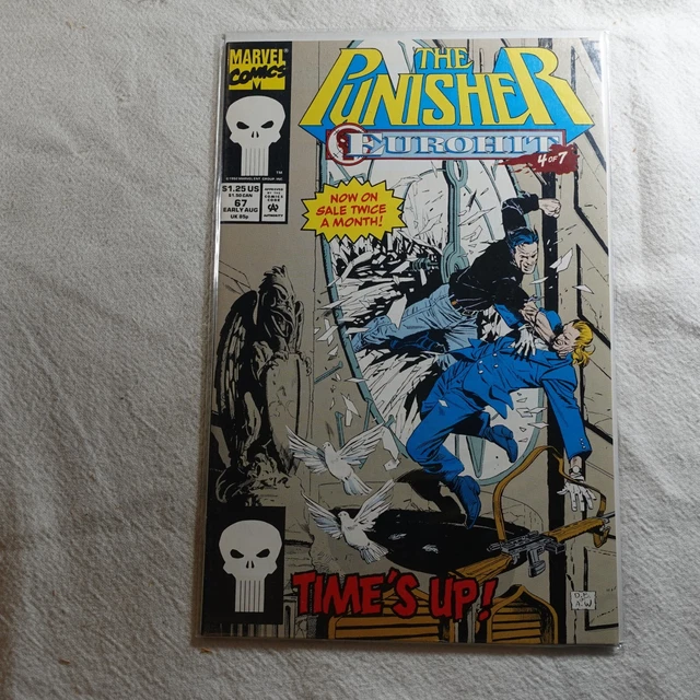 The Punisher Eurohit Issue 67 Marvel Comic Book BAGGED AND BOARDED