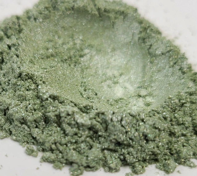 October Mist Green Pearl Pigment Mica Paint Resin Casting Airbrush Art Epoxy