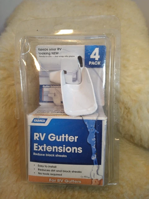 Rv Gutter Extension Spouts That Move Rainwater Way 4 Pack 42121 In Package