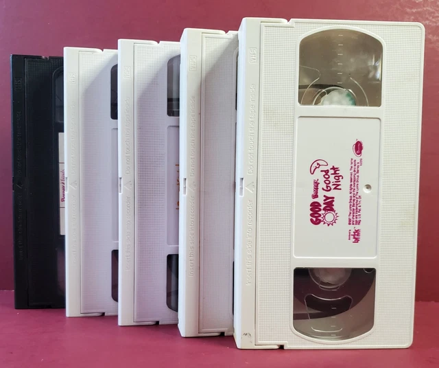 VHS LOT 5 Barney & Friends tapes - no sleeves, TAPES ONLY - White ...