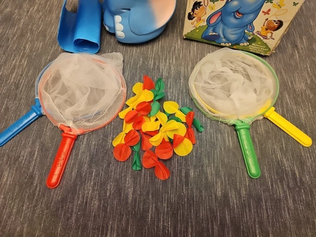 ELEFUN BUTTERFLY NET Catching Game Milton Bradley Hasbro (2002 ...