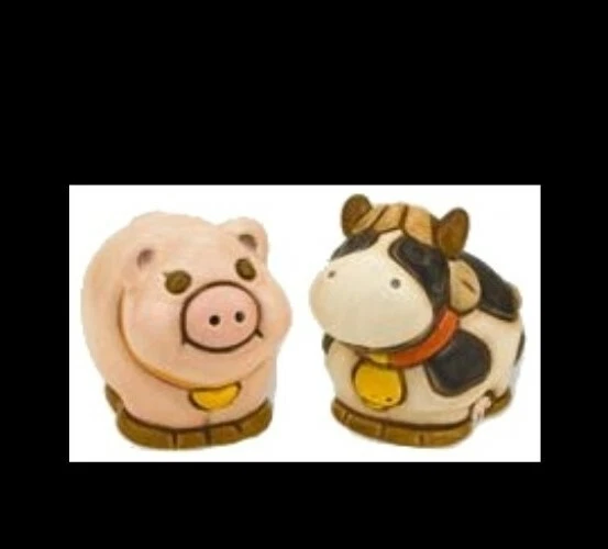 Set Sale E Pepe Thun In Porcellana Stile Country - Con Tappo In Silicone, 80ml, Microonde E Lavastoviglie