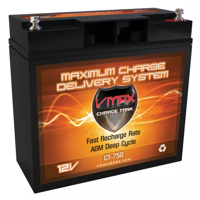 VMAX CT750 car audio amplifier AGM power cell battery for 750W rms/1500w max