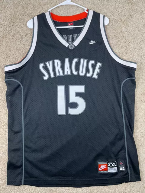 Nike Team Jersey Men's XXL Syracuse Orange Carmelo Anthony #15 Basketball Black