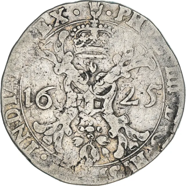 [#909533] Monnaie, Pays-Bas espagnols, Philippe IV, 1/2 Patagon, 1625, Anvers, T