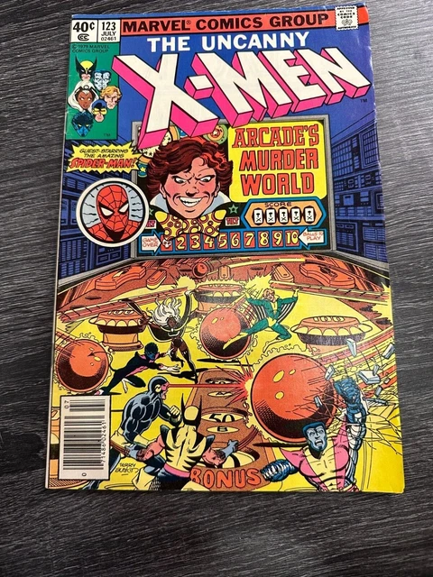 🔥 The Uncanny X-Men #123 (Marvel 1979) Direct JOHN BYRNE SPIDER-MAN 🔥