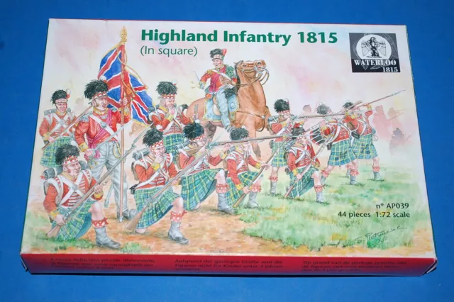 Waterloo 1815 AP039 Highland Infantry (in Square) 1815  scala 1/72