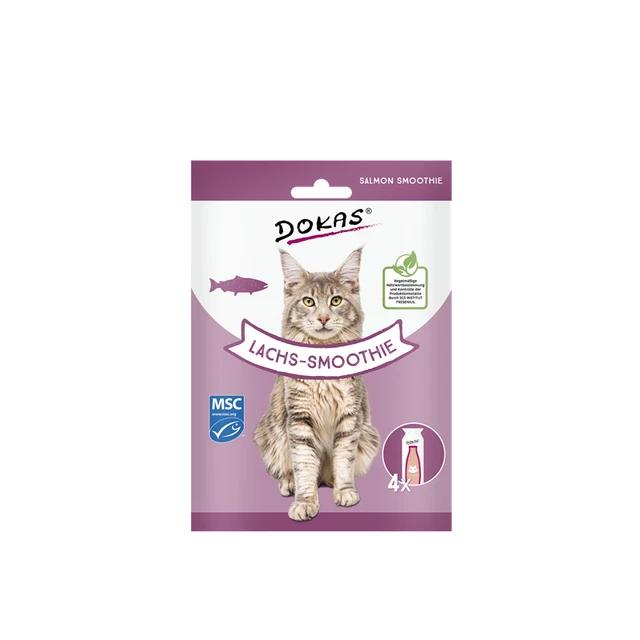 Dokas Cat Snack Lachs-Smoothie 32 X 30ml ( 26,98€/ L)