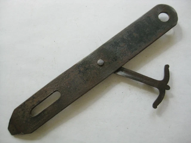 Vintage 9" Gate Latch Barn Door Antique Old Primitive Hasp Farm Rustic Decor 7
