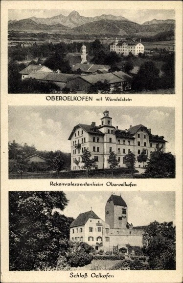 Ak Oberölkofen Oberoelkofen Elkofen Grafing bei München, Schloss,... - 3152702