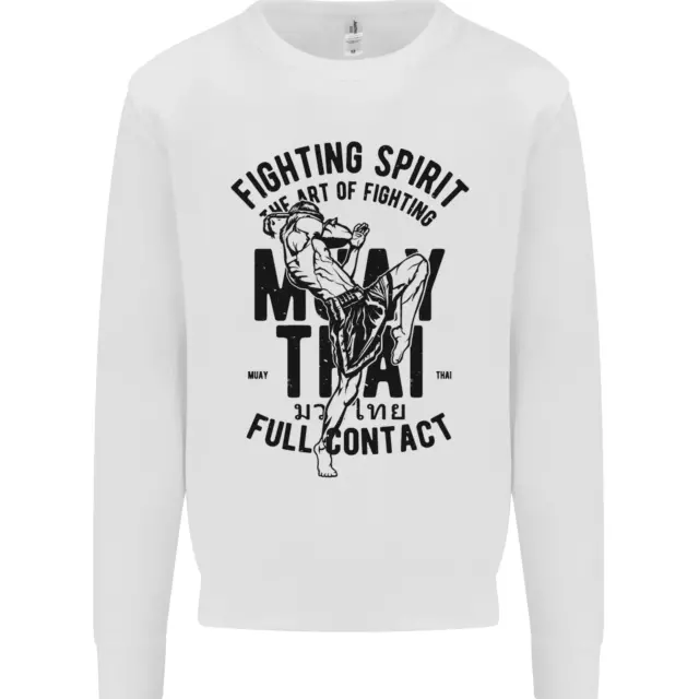 Muay Tailandese Full Contact Arti Marziali Mma Bambini Felpa Maglione
