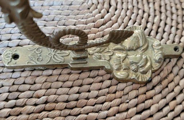 Vintage Brass Wall Hook, Hat Hook, Coat Hook - Dragon, Fish Style 7